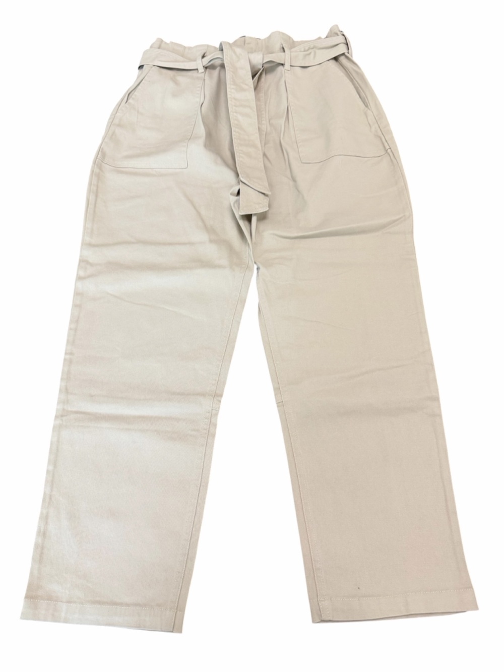 Lulus Leo Biege Tie-waist Cropped Pants